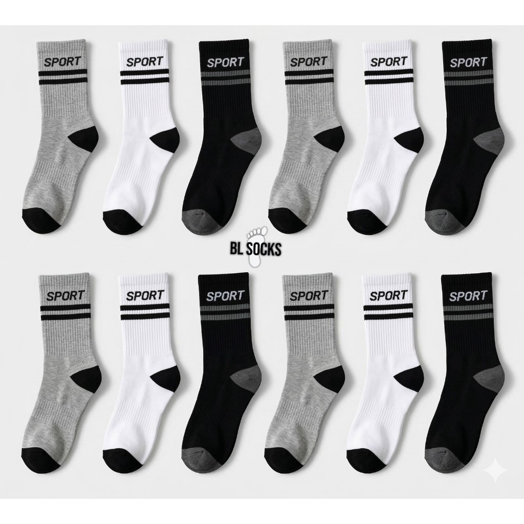 Kit 24 Pares de Meias Masculina Cano Longo Grosso Confortável em Oferta na Shopee