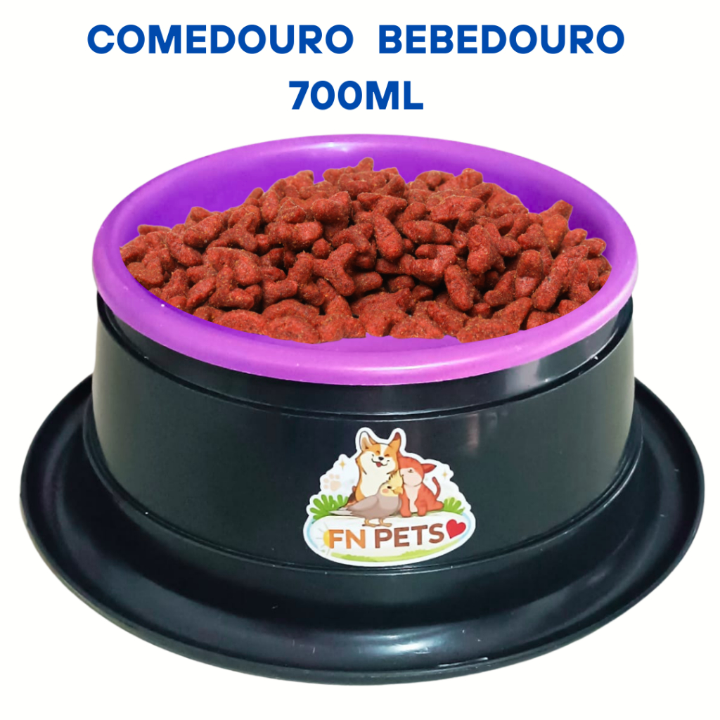 Comedouro Bebedouro Antiformiga para Pet 700ml Cachorros e Gatos,Seguro e Prático para Ração e Água