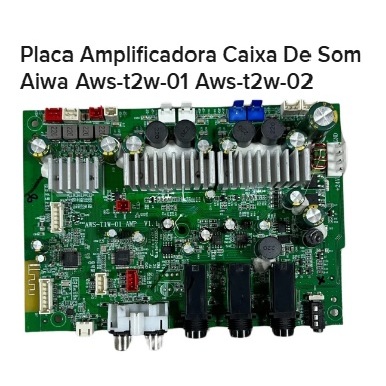 Placa Plincipal Amplificadora Caixa De Som Torre Aiwa Aws-t2w-01 Aws-t2w-02