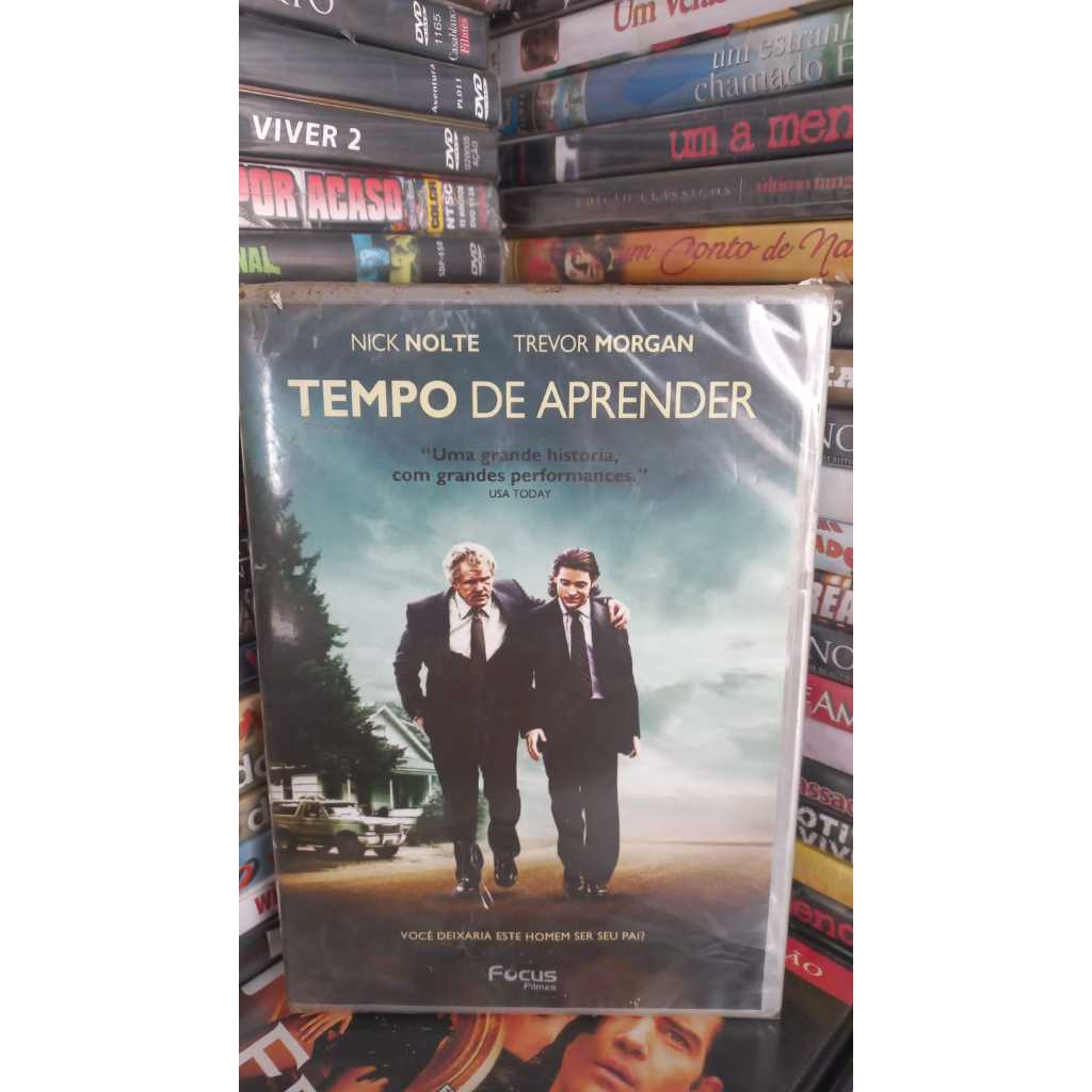 Dvd ( Lacrado)  Tempo De Aprender - Nick Nolte, Trevor Morgan - Lacrado