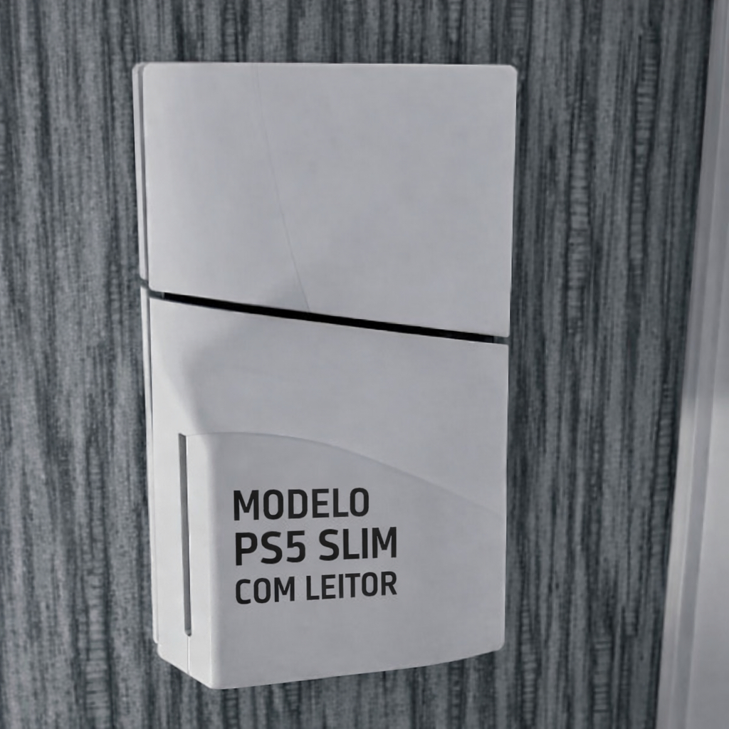 SUPORTE DE PAREDE PARA PLAYSTATION 5 PS5 SLIM COM LEITOR + SLIM SEM LEITOR + FAT COM LEITOR + SUPORTE PARA CONTROLE
