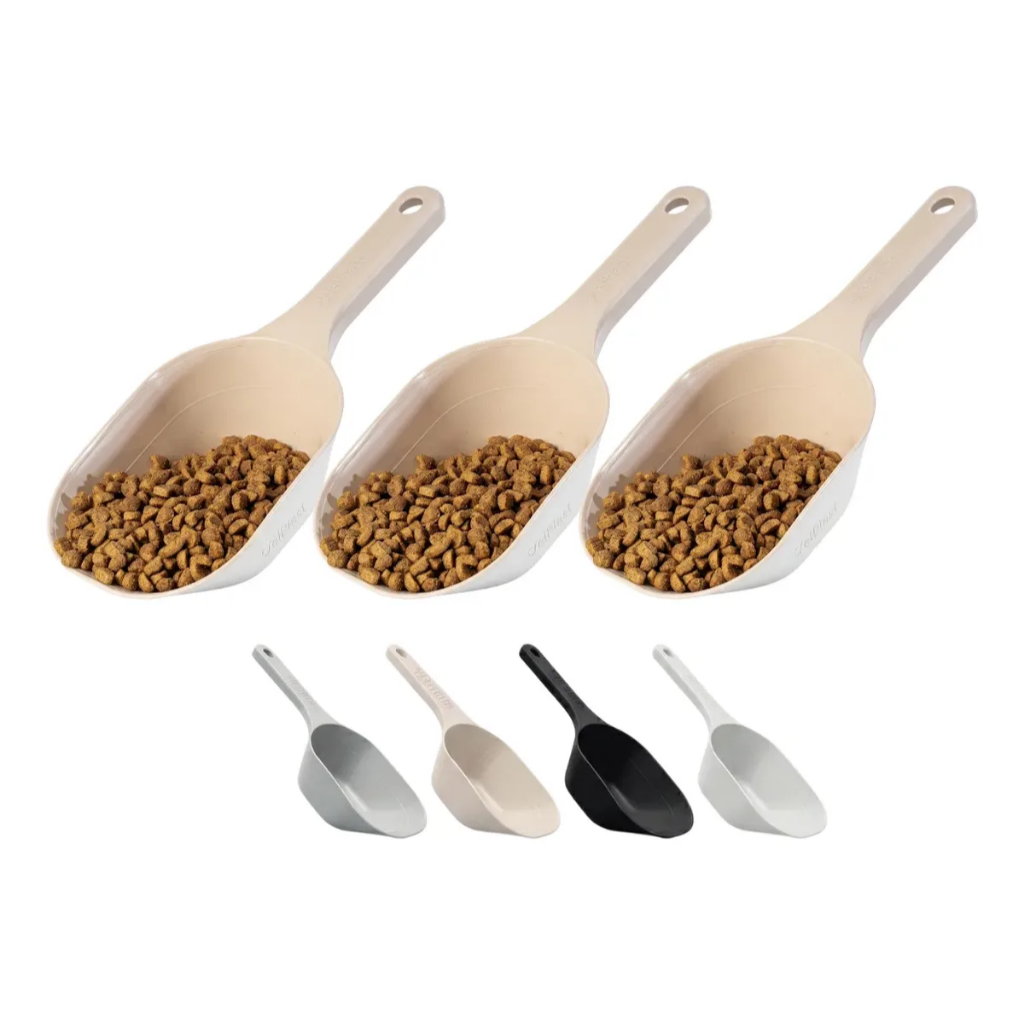 Kit 3 Concha Pá Dosadora Pá De Gelo Pegador Cereal Ração Grãos Alimento Amendoas Naturais Grandulado