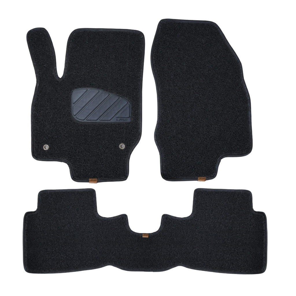 Tapete Automotivo Para Volkswagen T-cross - 2023 A 2026 Original Lanzi Capacho Preto Sem Odor
