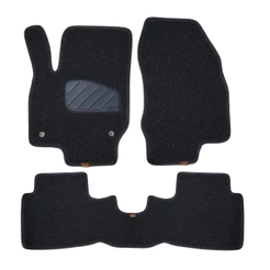 Tapete Automotivo Para Volkswagen T-cross - 2023 A 2027 Original Lanzi Capacho Preto Sem Odor