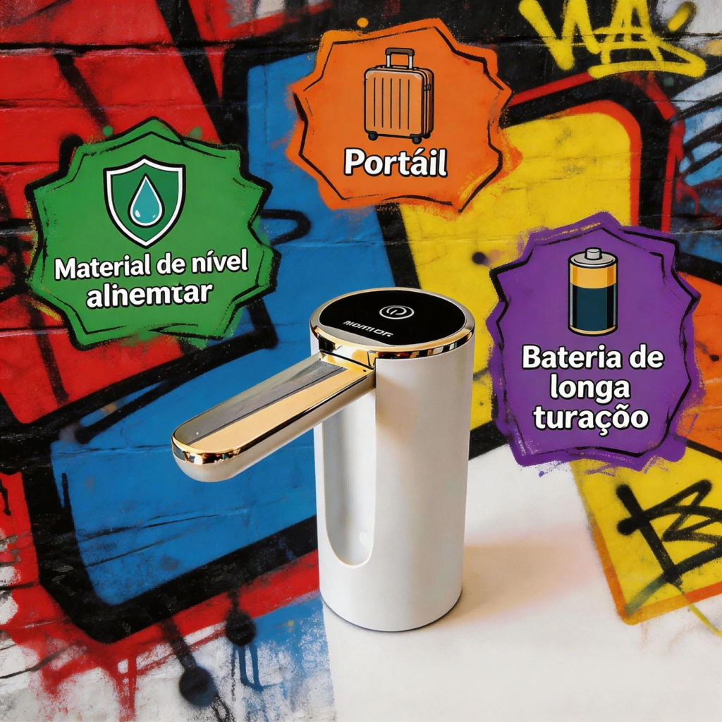 Bebedouro Bomba de água mineral de bancada doméstica, dispositivo inteligente de sucção de água, bomba de água MTC-011