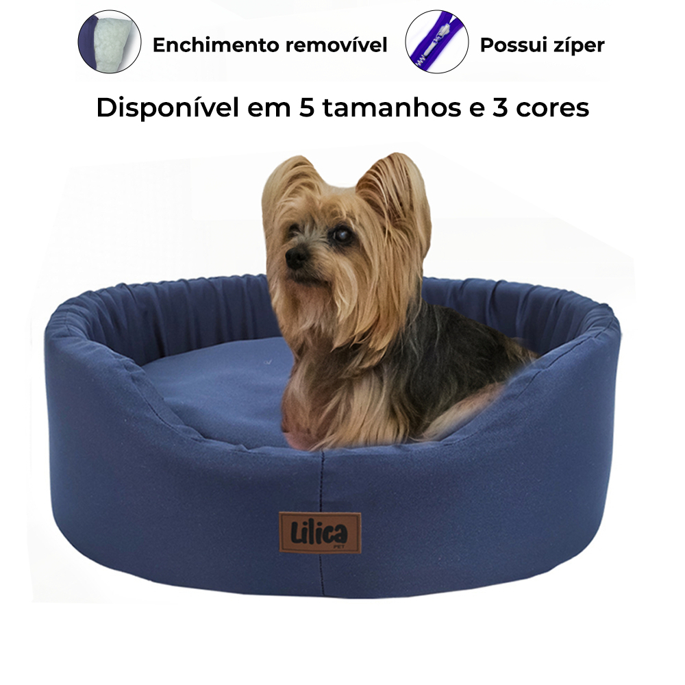 Cama caminha pet lavável zíper na almofada confortável cachorro e gato super pop