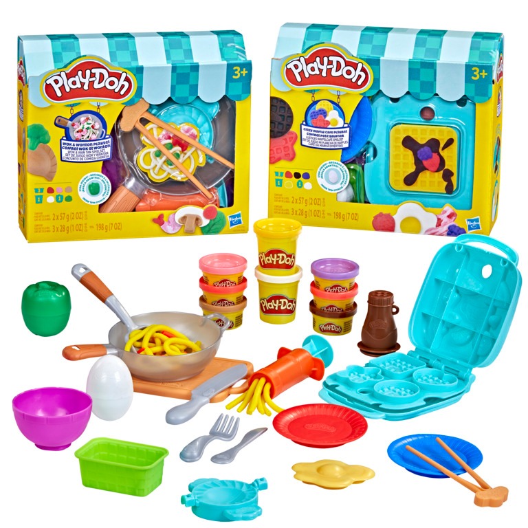 Massinha de Modelar Play Doh Conjunto Café da Manhã & Comida Chinesa Sortido - Hasbro G2304