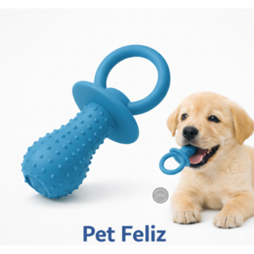 Chupeta Borracha Guizo Brinquedo Mordedor borracha Cães Cachorro Pet Atoxico filhote