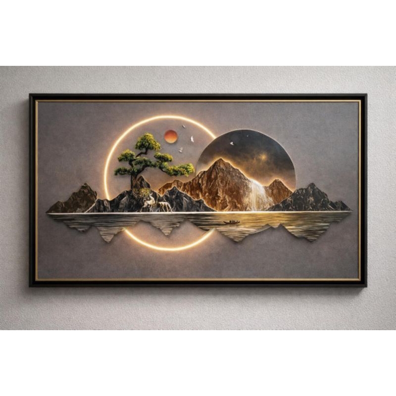 Imagem Árvore da Prosperidade Zen (Arte moderna e elegante) Não é luminária