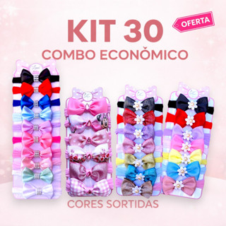Kit 30 Lacinhos de Bebê, Laços de Bebê e Laços de Cabelo para Bebê – Perfeitos para Recém Nascido e Infantil em Oferta na Shopee