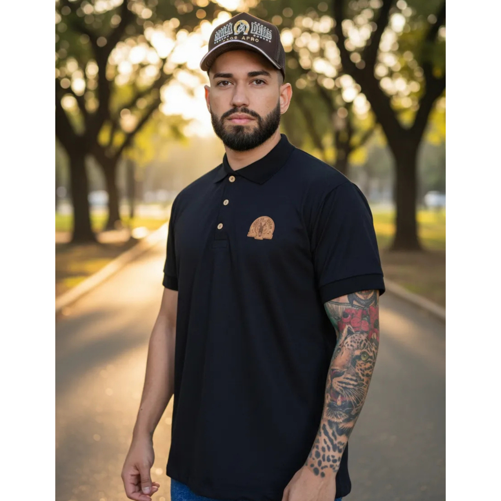 Camiseta Muladeiros Masculina Polo Country Cavalgada Rodeio
