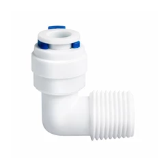 Cotovelo Engate Rápido 1/4 Rosca 1/2 Macho Conector Para Purificador Filtro Água