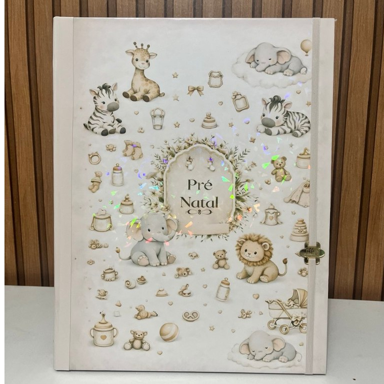 Pasta catalogo porta documentos maternidade A4 | Pasta Gestante Personalizada Meu Pré Natal