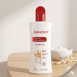 Hidratante Corporal Leite de Aveia Davene Classico 400ml Hidrataçao Diaria(todas as peles)