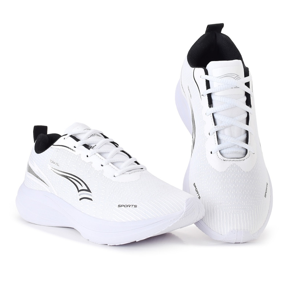 Tênis Masculino Esportivo Preto Branco Casual Lançamento Feminino Unissex