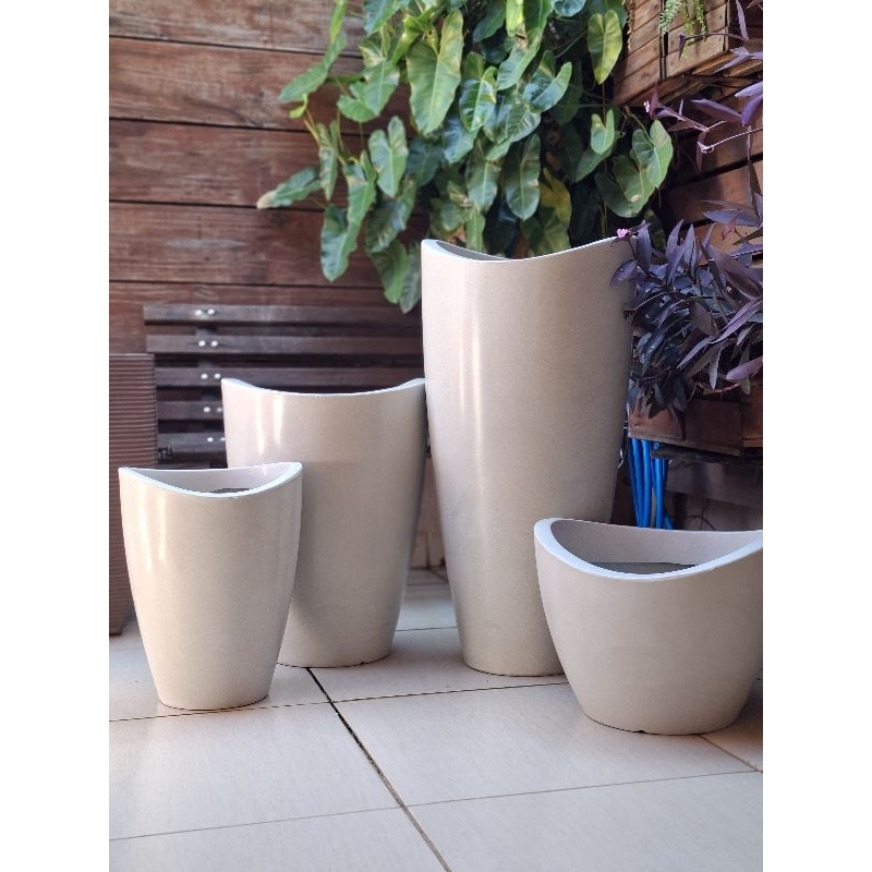 Vaso para planta Jumbo Alto Copacabana Vasart 80cm proteção solar e garantia de 5 anos #vasodeplanta #vasoparaplanta