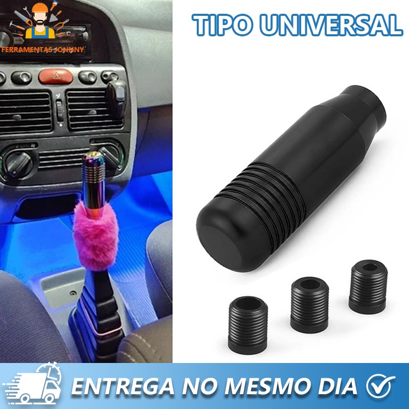 Universais Alavanca De Transmissão manual De Mudança De Marcha Em Alumínio Manípulo De 8,5cm Botão em Oferta na Shopee