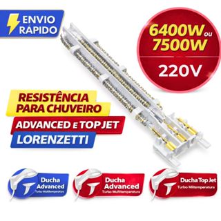 Resistência Advanced Top Jet Chuveiro Lorenzetti 220V (7500W) - 127V (5500W) em Oferta na Shopee