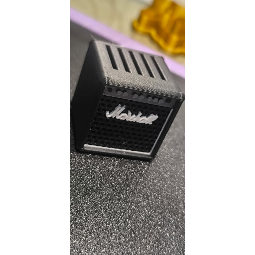 Porta Palhetas Mini Amplificador Estilo Marshall Para Violão Guitarra Baixo