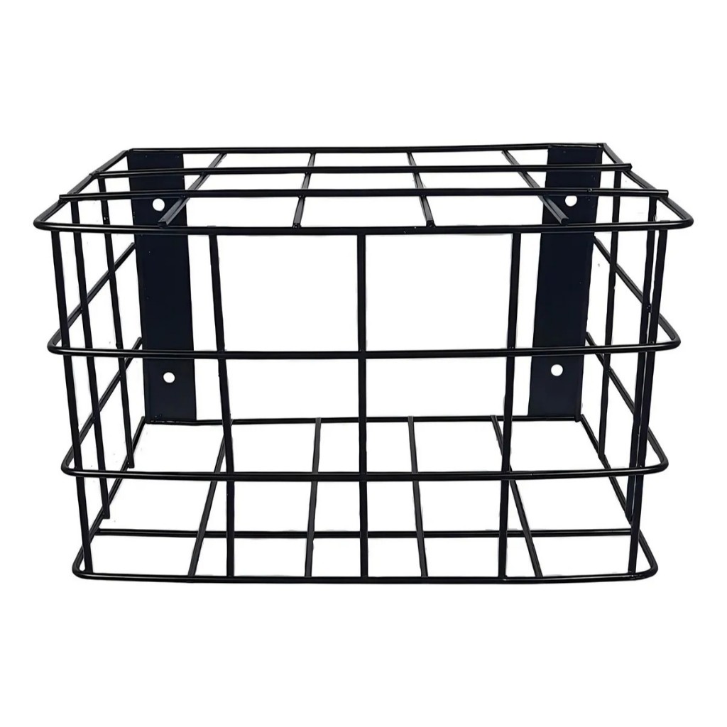 Grade De Proteção Tipo Gaiola Preta Quadrada Para Câmera Cor Preto