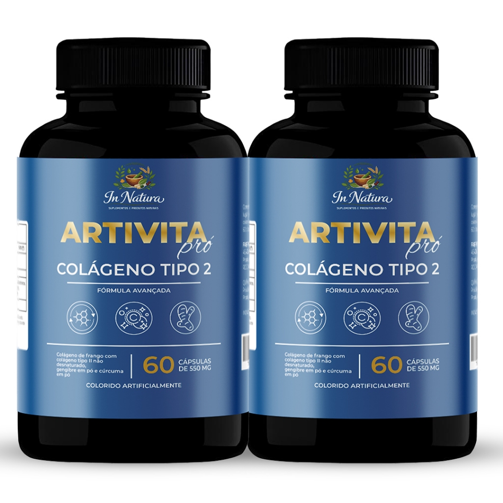 2 Un Artivita - 120 Cápsulas - Envio Imediato - Formula Avançada.
