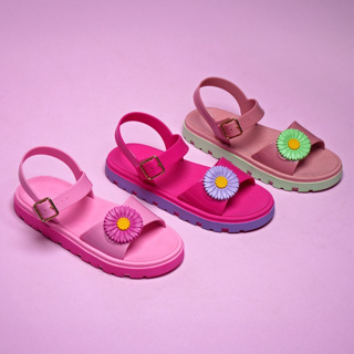 Sandália Flor 🌼 Juvenil Menina Leve Macia Confortável Antiderrapante Dia A Dia Escola Lançamento em Oferta na Shopee