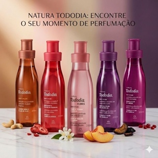 Body Splash Natura Todo Dia Ameixa Flores Macadâmia Romã Melissa Cereja Negra 200ml em Oferta na Shopee