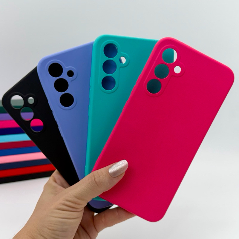 Capa Para Samsung Galaxy A17 Silicone Aveludada Capinha de Celular em Oferta na Shopee