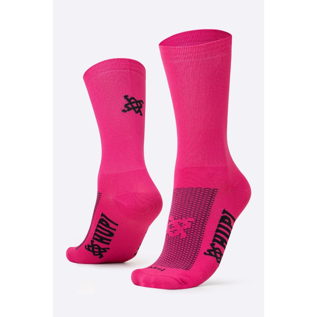Meia HUPI Lisa Rosa Magenta