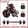 Kit Halteres 6 Em 1 Musculação Até 15kg Ajustável Kettlebell Barra Anilha