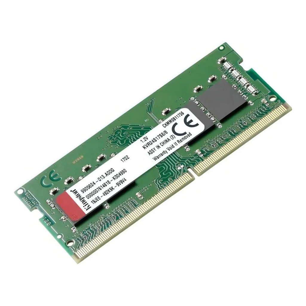 Memória Notebook Kingston 8GB DDR4 2400MHz KVR24S17S8/8 SODIMM CL17 Original