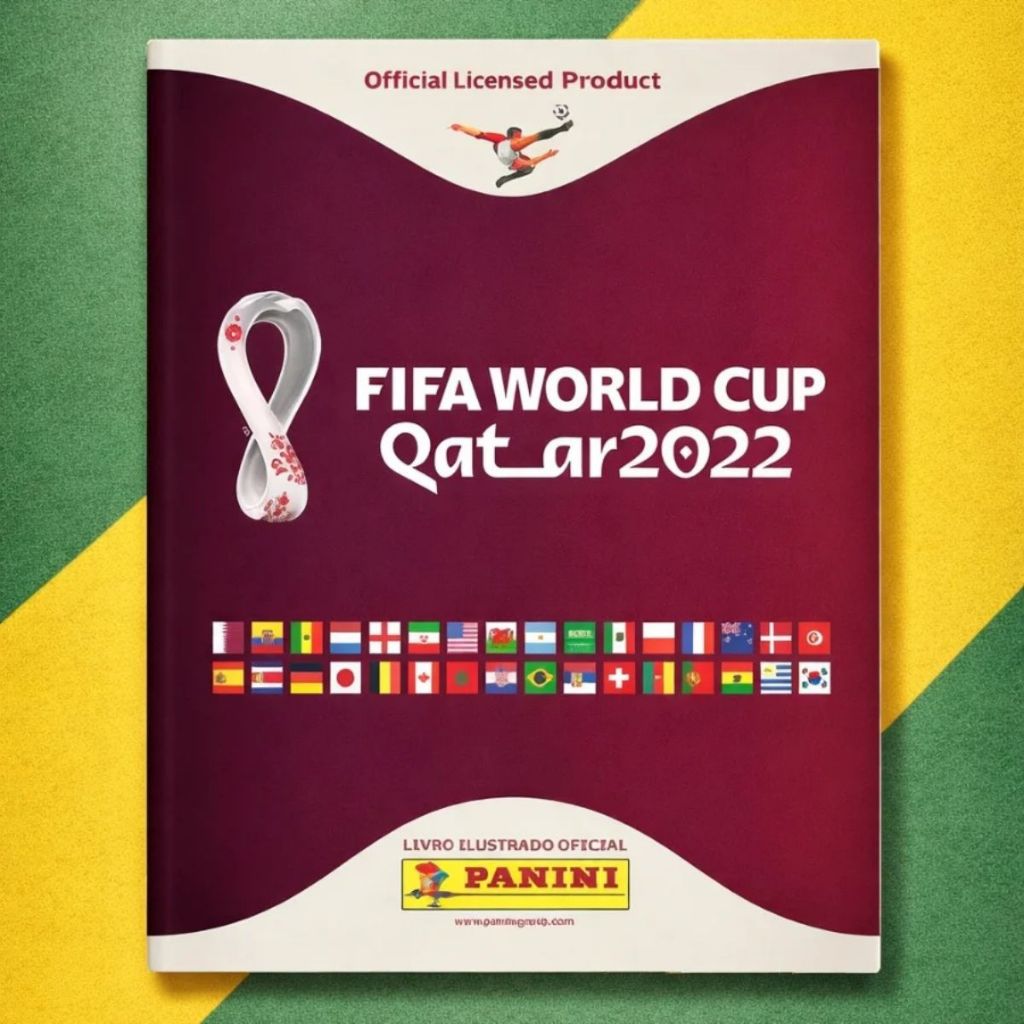 Álbum de Figurinhas Colecionável Copa do Mundo 2022 - Panini