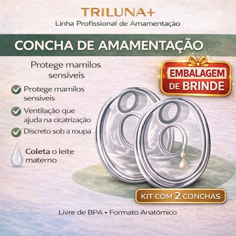 CONCHA COLETORA DE LEITE MATERNO - COLETOR - AMAMENTAÇÃO - ANATÔMICA - 1 PAR em Oferta na Shopee