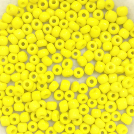 Miçanga  amarela  4mm - 1000 unidades para Bijuterias e Artesanato em Oferta na Shopee