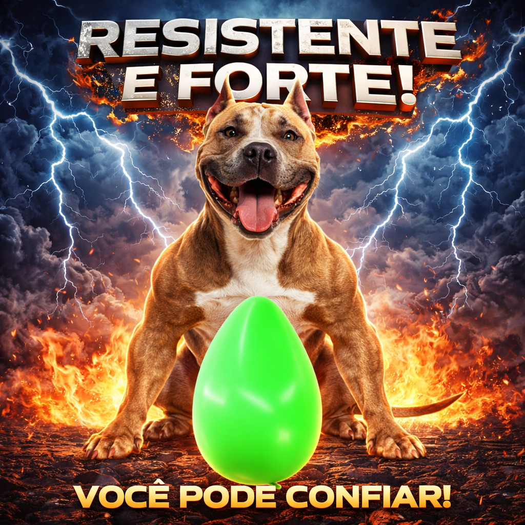 Bola Ovo Para Cachorro Resistente Pet P M G Interativa Gasto Energia Cães Destruidores