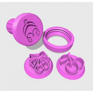 Carimbos para brigadeiros cereja laço Cereja em Oferta na Shopee