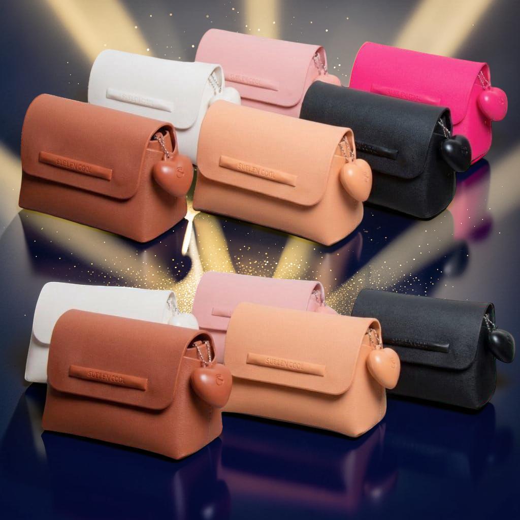 Bolsinha Suellen clutch coração porta maquiagem | MLA_VARIEDADES
