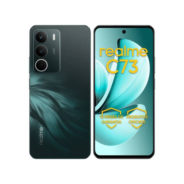 Celular Smartphone Realme C73 128gb 4gb Ram Dual Sim 120hz 6000mAh Verde