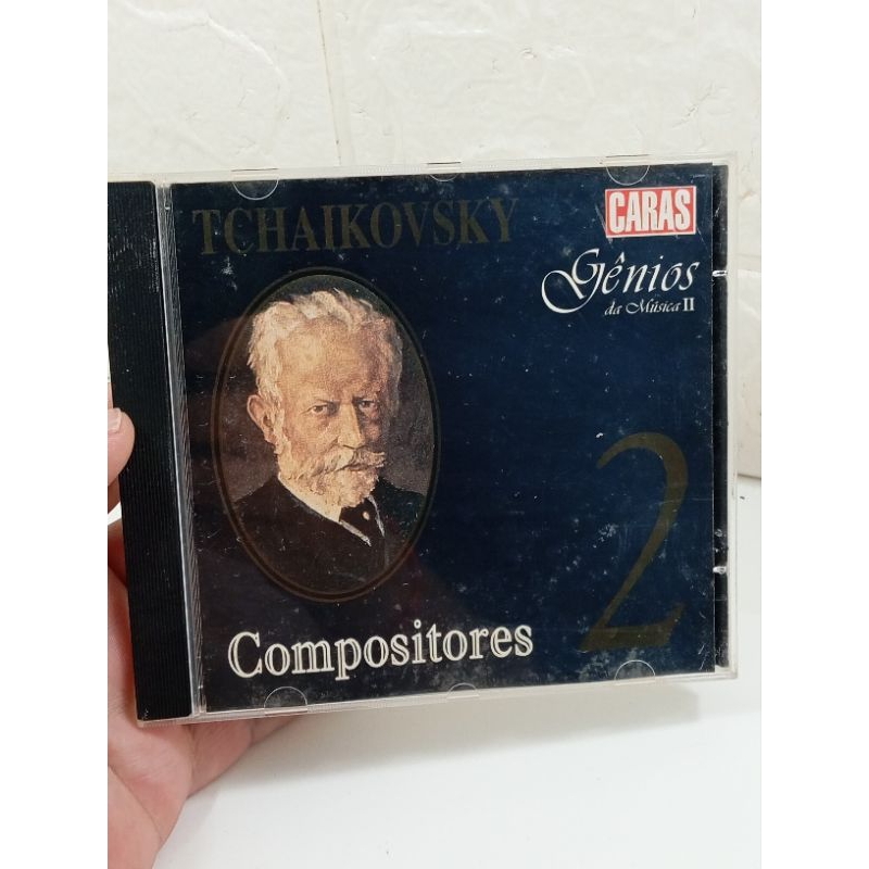 CD Tchaikovsky - Compositores 2 - genios da música 2 - Caras  - Original - Midia Impecável - Conservado REF:CD32