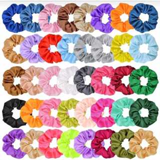 KIT 20 Rabico Scrunchie de Cetim Xuxinha Prendedores de Cabelo em Oferta na Shopee
