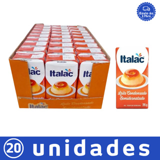 KIT 20 UNIDADES Leite condensado italac 395g semidesnatado em Oferta na Shopee