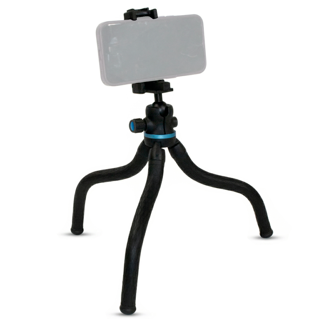 Mini Tripé Portátil Flexível 27cm Ball Head Nível Bolha Suporte Celular Para YouTube TikTok Fotos