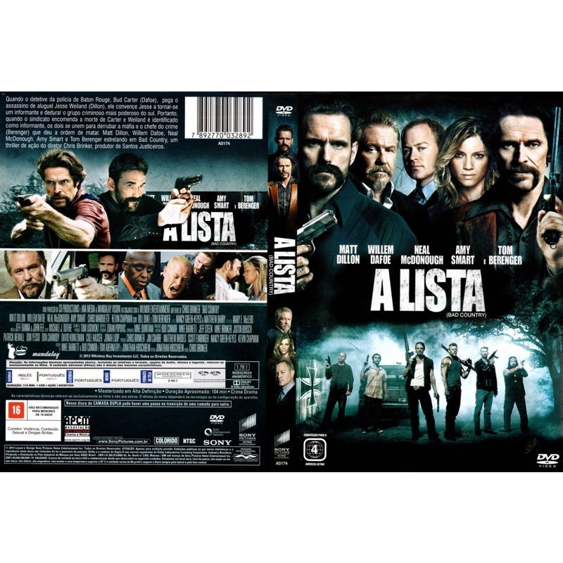 A Lista Willem Dafoe dublado e legendado   Após uma longa investigação, o assassino de aluguel Jesse Weiland é preso pel