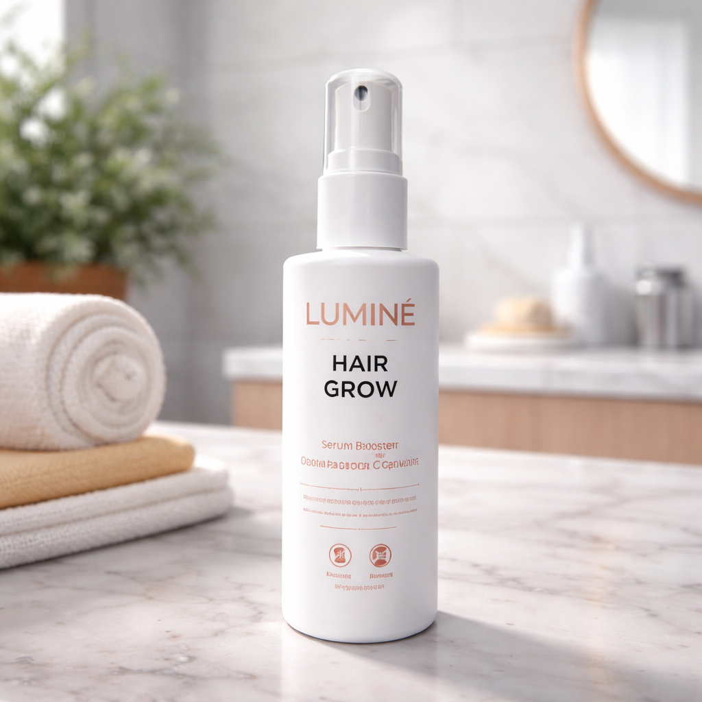Sérum Booster Hair Grow 60ml Uso Diário Sem Enxágue Fortalece Raiz Crescimento Capilar Contra Queda