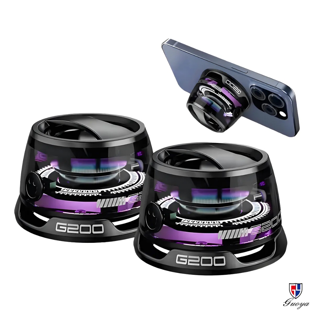 Kit 2 Caixa De Som Led Bluetooth Magnético Portátil Atmosfera Colorida Rbg Speaker Bluetooth 5.2 em Oferta na Shopee