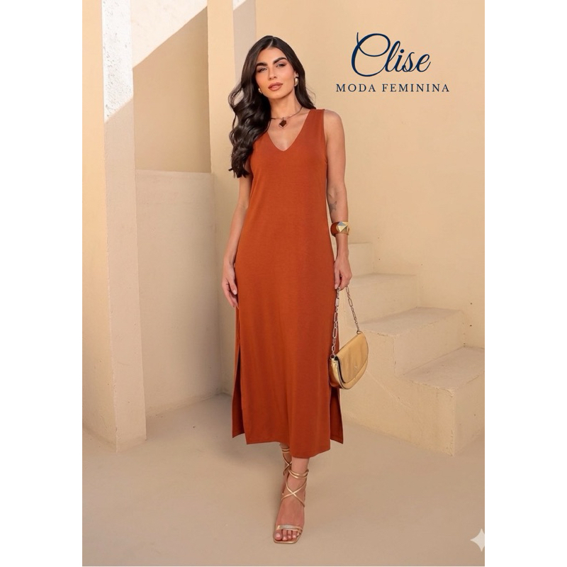 VESTIDO MIDI EM LIHNO PREMIUM, VERÃO 2026, - LOOK PARA ARRASAR!