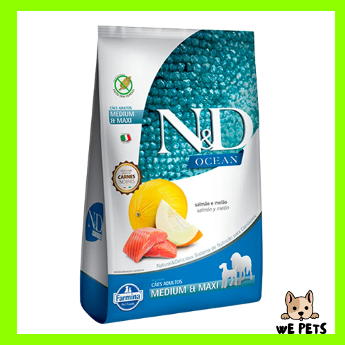 Ração 10,1Kg N&D Ocean Cães Adultos Raças Médias e Grandes Salmão 10,1Kg