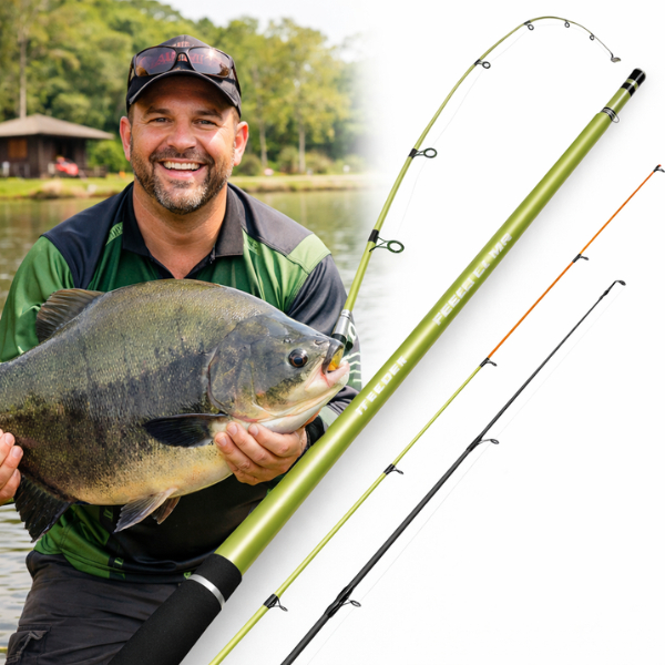 Vara Molinete Feeder Saint 1,80 E 2,10mts 2 Partes 7-17lbs Para Piau Piapara Piaucu Pacu Espera