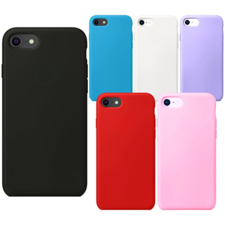 Capinha para Iphone 7 ou 8 Normal e SE Colorida Fechada Nas Laterais Aveludada em Oferta na Shopee