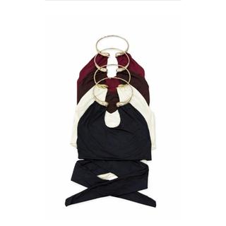 cropped suplex feminino cropped com argola no pescoço cropped decote com argola cropped gola choker feminino cropped jus
